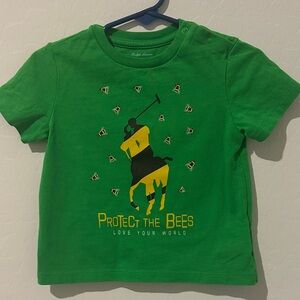 Ralph Lauren Green Kids Shirt - Protect the Bees